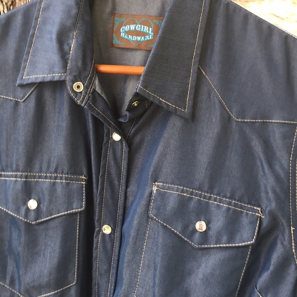 Cowgirl Hardware Dress w/ rhinestones XL -NWOT - Picture 2 of 7